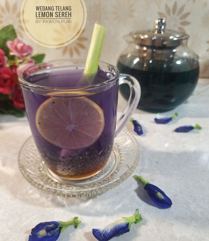 Foto resep Wedang Telang Lemon Sereh