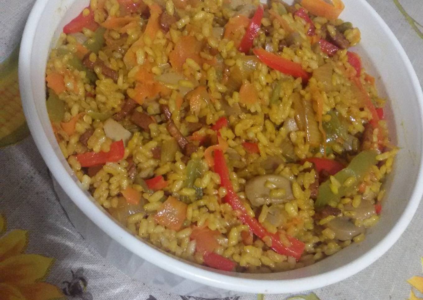 Arroz tipo asiático con Thermomix
