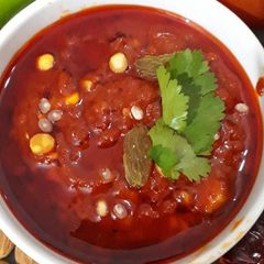 Tomato Chutney with nuts A picture of Tomato Chutney with nuts.
