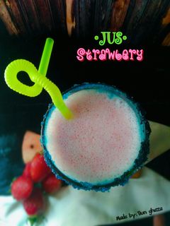Foto resep Jus strawberry