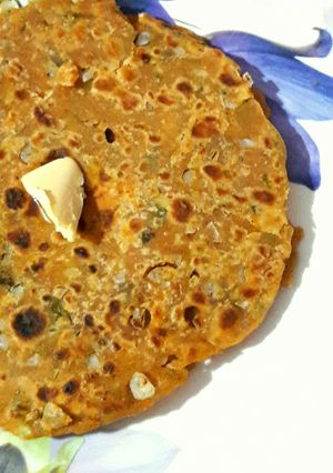 A picture of Onion Paratha.