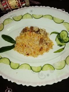 A picture of Beef Yakhni pulao biryani.