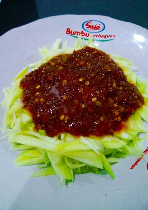 Foto resep Rujak mangga cacag(gula terasi)