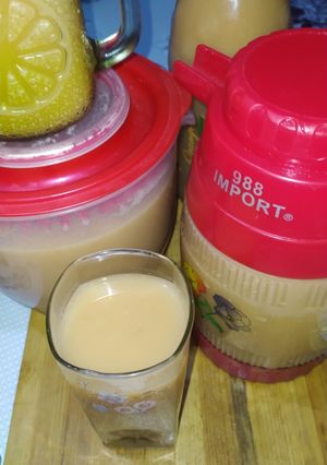 صورة لوصفة كوكتيل🍹🍸 كابويا وتمر قمة في المذاق والفيتامينات😋🍌منعش😋