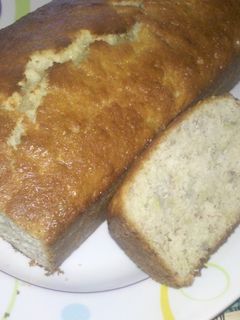 Una foto de Budín de banana húmedo fácil