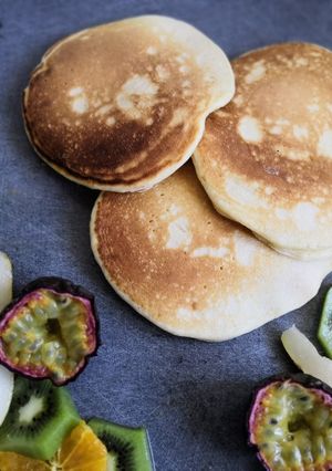 Une photo de Fluffy pancakes
