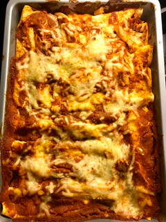 A picture of Enchiladas.