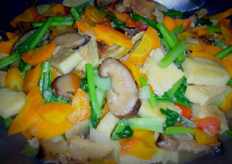 Tumis Jamur Shitake & Sayur🍲