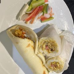 Chicken shawarma A picture of Chicken shawarma.