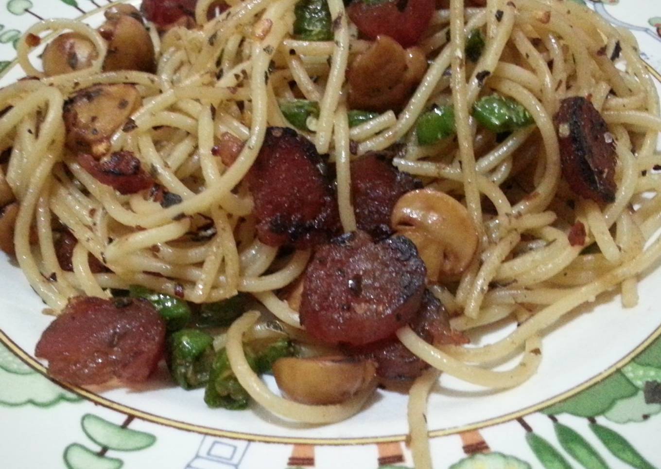 Spaghetti aglio olio