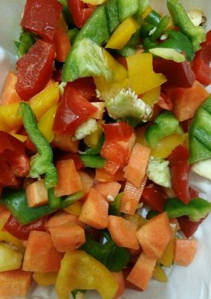 A picture of Vegetable salad.