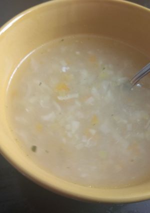 Una foto de Sopa de verduras