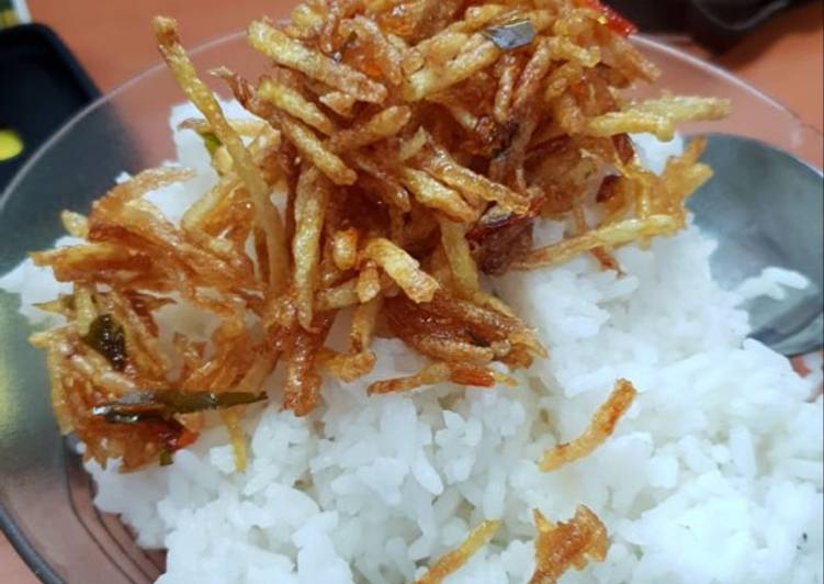 Bahan-bahan Kering Kentang Crispy / Kentang Mustofa yang nikmat Untuk Jualan
