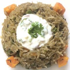 A picture of Mint biryani.