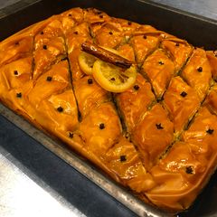 A picture of Greek Baklava.
