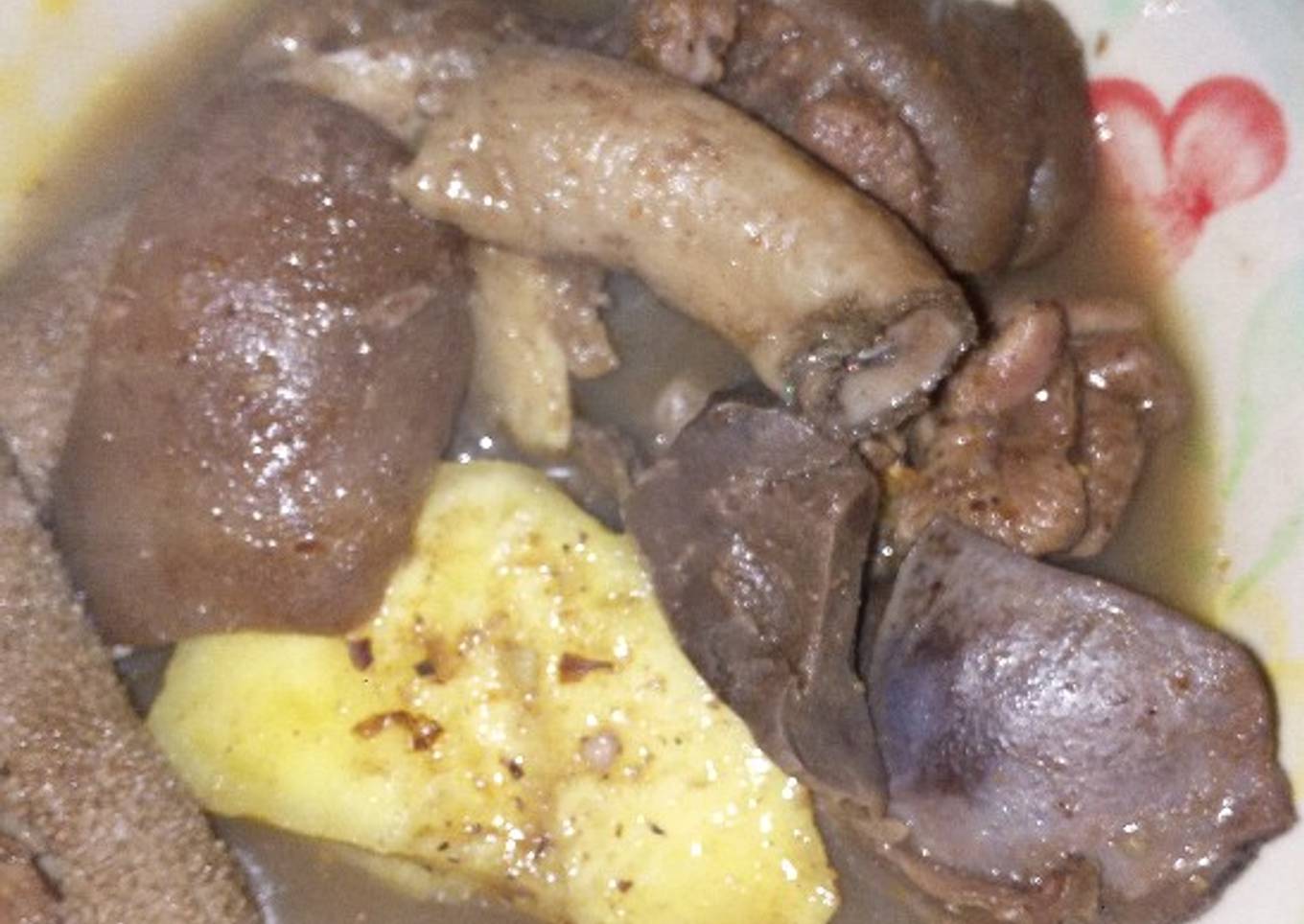 Goat meat pepper soup