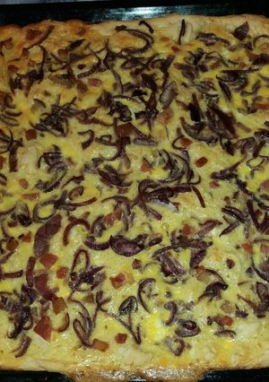 Hagymás lepény recept fotója