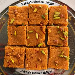 A picture of Royal Malai Mohanthal | Rekha’s Kitchen Delight.