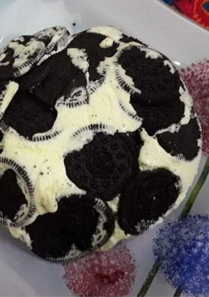 A picture of Oreo Ice cream bowl.