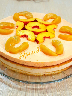 عکسی از دستور دسر هلو