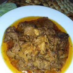 A picture of Kasoori tikka gravy (mutton handi).