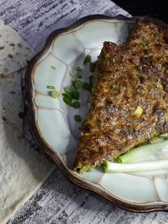عکسی از دستور کوکو تره و پیازچه