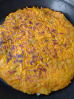 Una foto de Tortilla de zanahorias