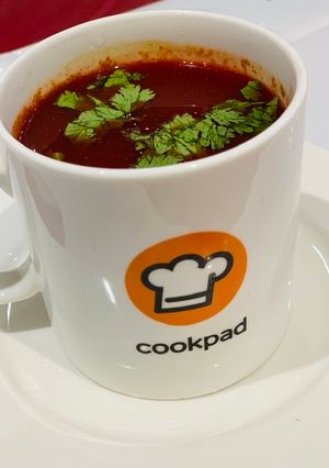 A picture of Iron rich soup.