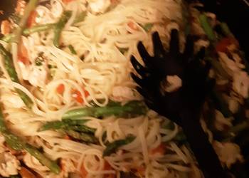 Without Fail Prepare Recipe Lemon Garlic Chicken Pasta with Asparagus Very Delicious Without Fail Prepare Recipe Lemon Garlic Chicken Pasta with Asparagus Very Delicious