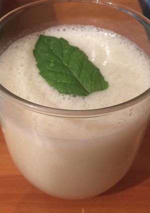 Una foto de Smoothie de melón para cena y pérdida de peso