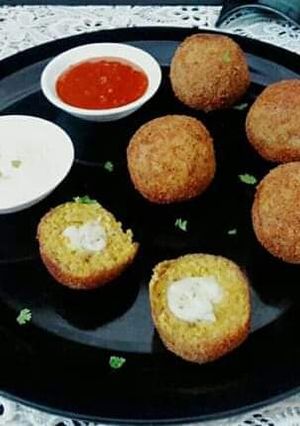 A picture of Saffron Arancini.