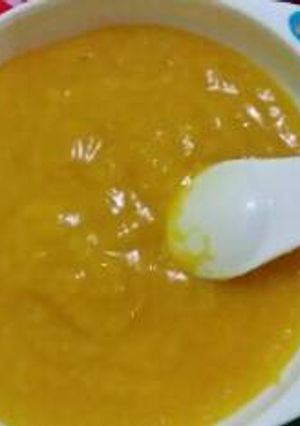 Foto resep Mpasi 6m+ bubur kabocha wortel kentang