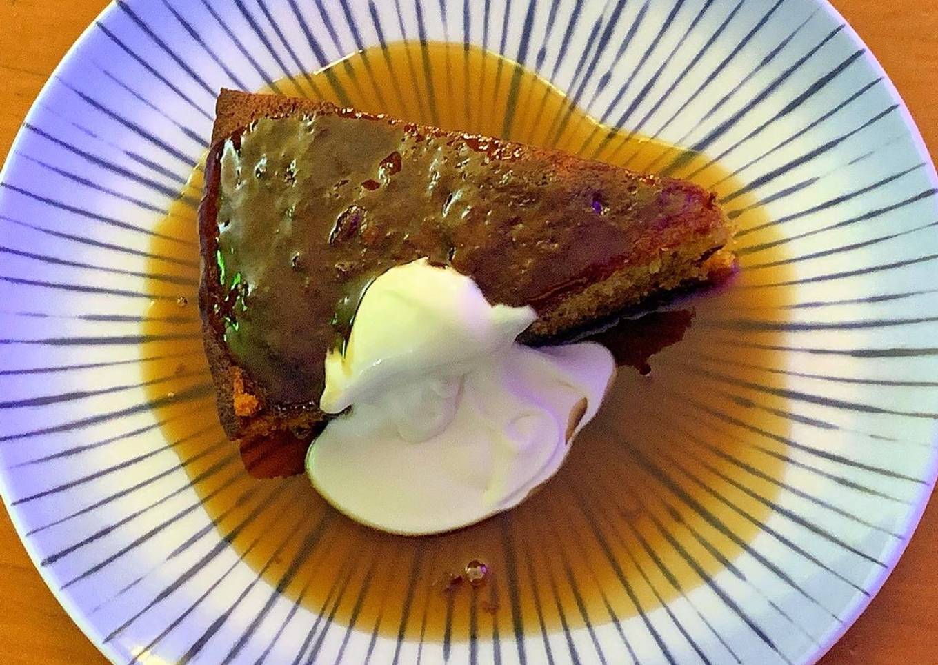 Sticky date pudding with butterscotch sauce
