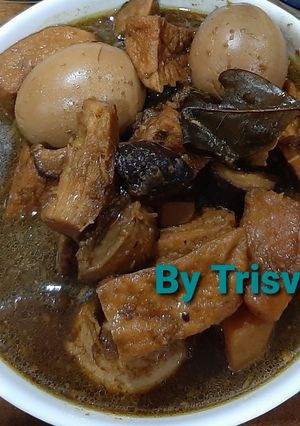 Foto resep Semur Telor Kentang Tahu Jamur