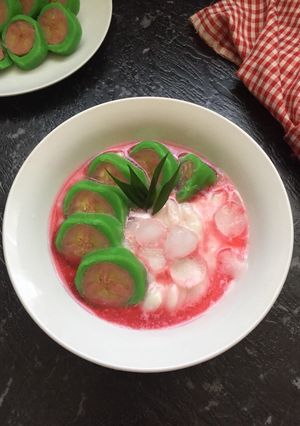 Foto resep Es Pisang Ijo
