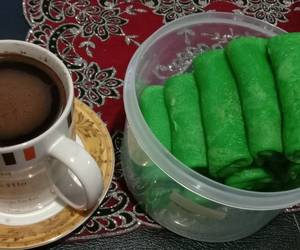 Masakan Unik Kue Dadar ekonomis no telur no santan.. Tetap enak Mantul Banget