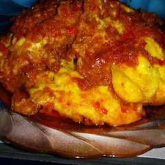 Telor ceplok balado রেসিপির প্রধান ছবি