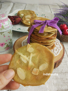 Foto resep Almond Crispy /almond tuille