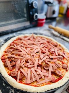 Una foto de Pizza hecha en casa 🍕