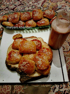 عکسی از دستور کلوچه عربی خودم پز