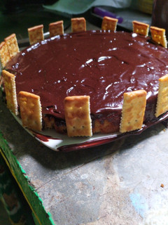 Una foto de Torta marmolada con chocolate