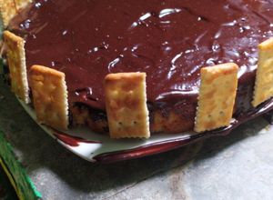 Una foto de Torta marmolada con chocolate