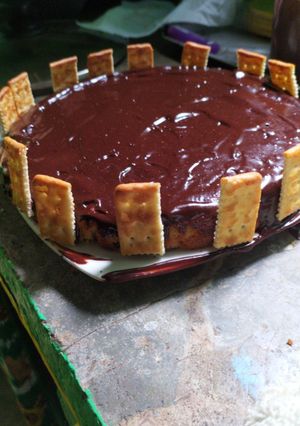 Una foto de Torta marmolada con chocolate