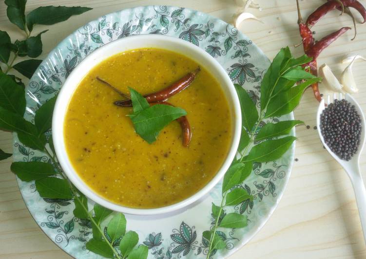 Steps to Make Perfect Moong dal mango curry
