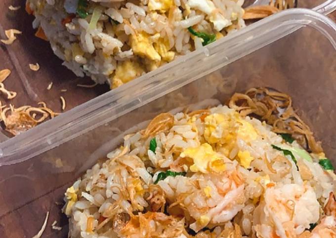 Recipe: Delicious Japanese Shrimp Fried Rice