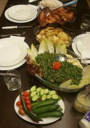 A picture of Tabbouleh 🌷.
