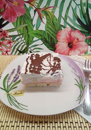 Sütés nélküli krémes süti recept fotója