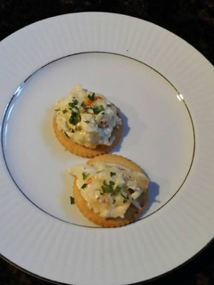 A picture of Brad's hot crab dip.