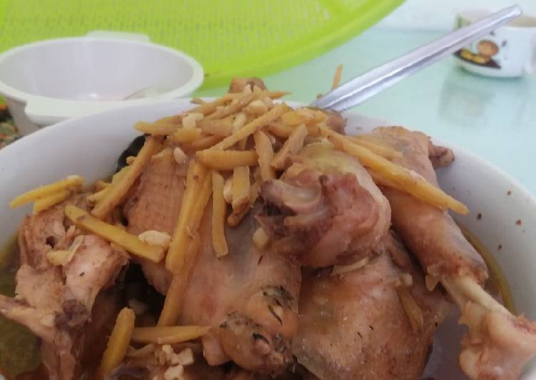 Langkah Mudah untuk Menyiapkan Singapore chicken rice, Lezat