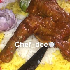 Rice Nd chicken dolgona A picture of Rice Nd chicken dolgona.